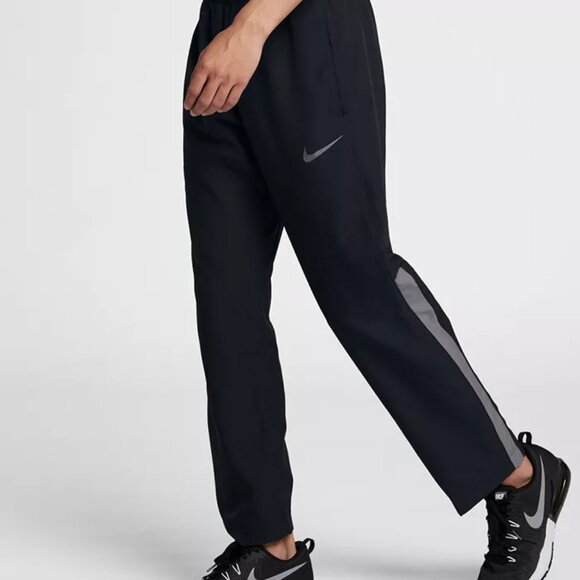 Nike Men's Black and Gray Dri-Fit Track Pants Sz L - Picture 4 of 11